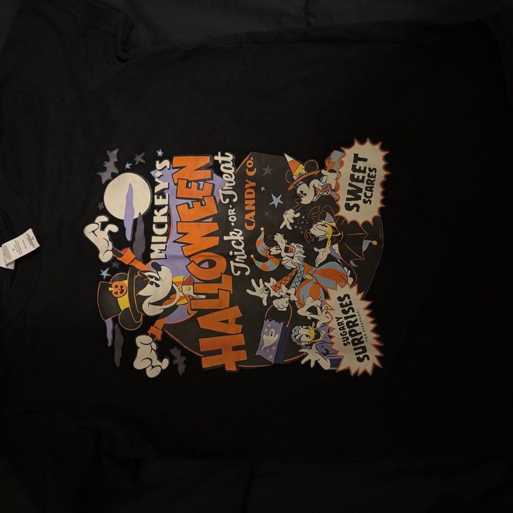Mickey's Halloween Black T-Shirt